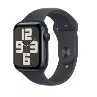 Apple MXEF3QL/A SE (GPS) - CAJA DE ALUMINIO MEDIANOCHE DE 44 MM - CORREA DEPORTIVA COLOR MEDIANOCHE - TALLA M/L