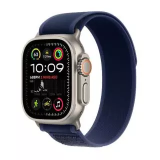 Apple MX4E3TY/A ULTRA 2 (GPS + CELLULAR) - CAJA DE TITANIO NATURAL 49 MM - CORREA LOOP TRAIL AZUL - TALLA M/L