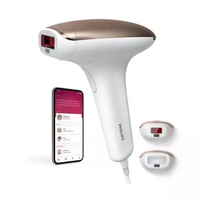 Philips Lumea SC1997/00 Serie 7000, APP, 2 cabezales, cara y cuerpo
