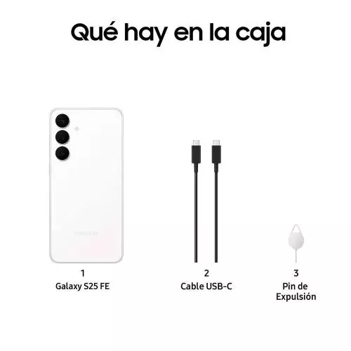 Samsung Galaxy S25 FE 256Gb WHITE Especialistas en Teléfono móvil