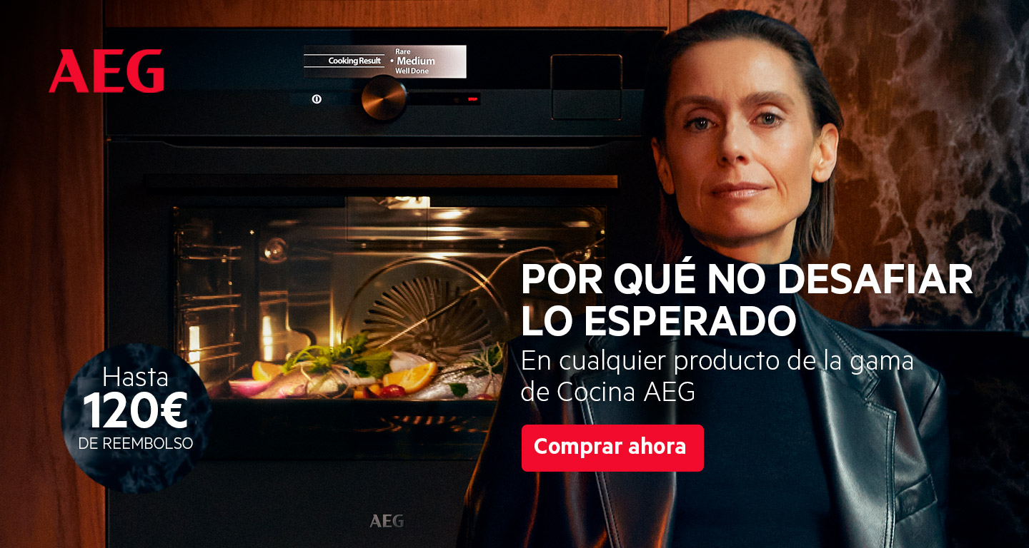 Consigue hasta 120 euros de reembolso por la compra de tu electrodoméstico de cocina AEG