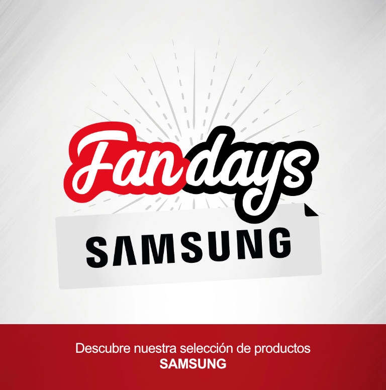 Consigue tu nuevo producto Samsung en los Fan Days