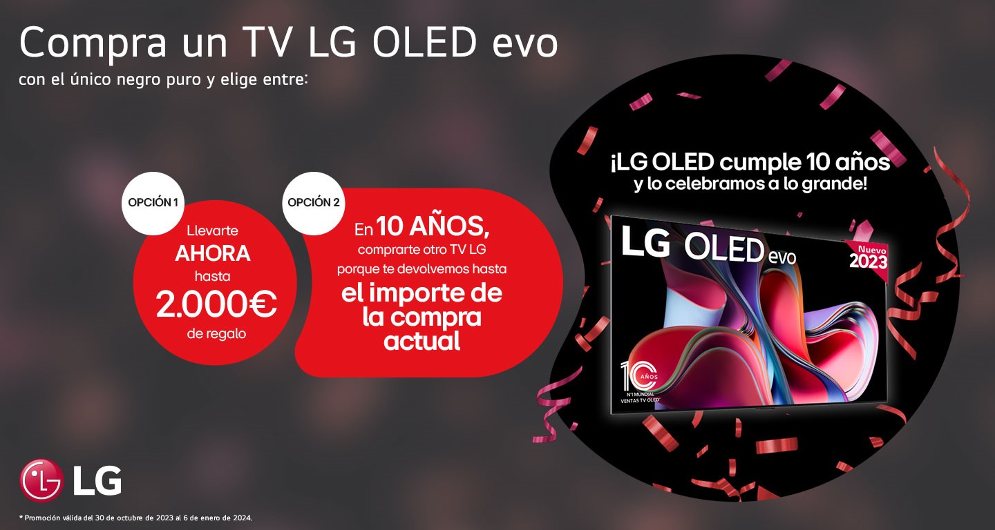 Celebra el 10º Aniversario de los televisores LG OLED
