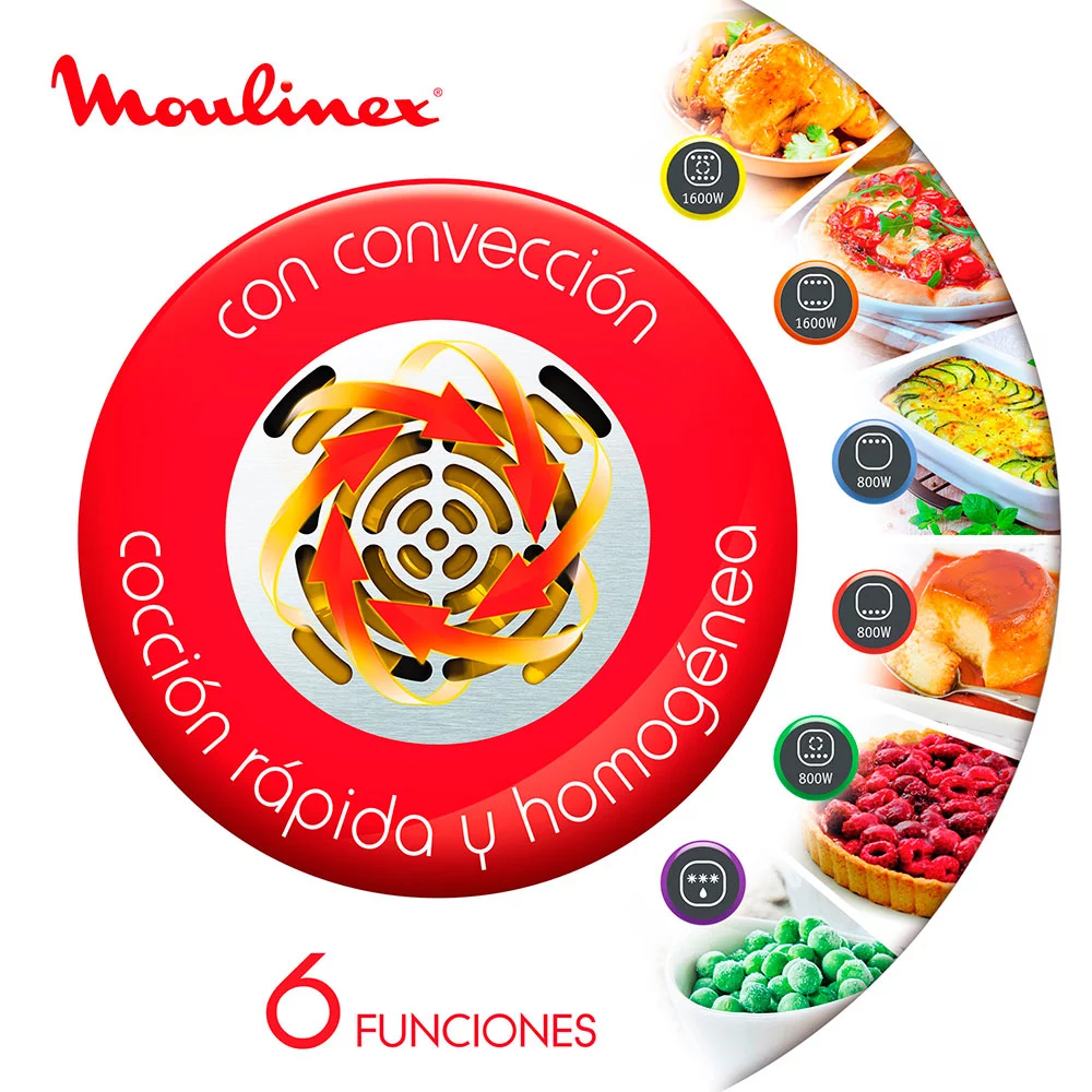 Moulinex OX4648 OPTIMO 33L 1600 - Mini-Horno