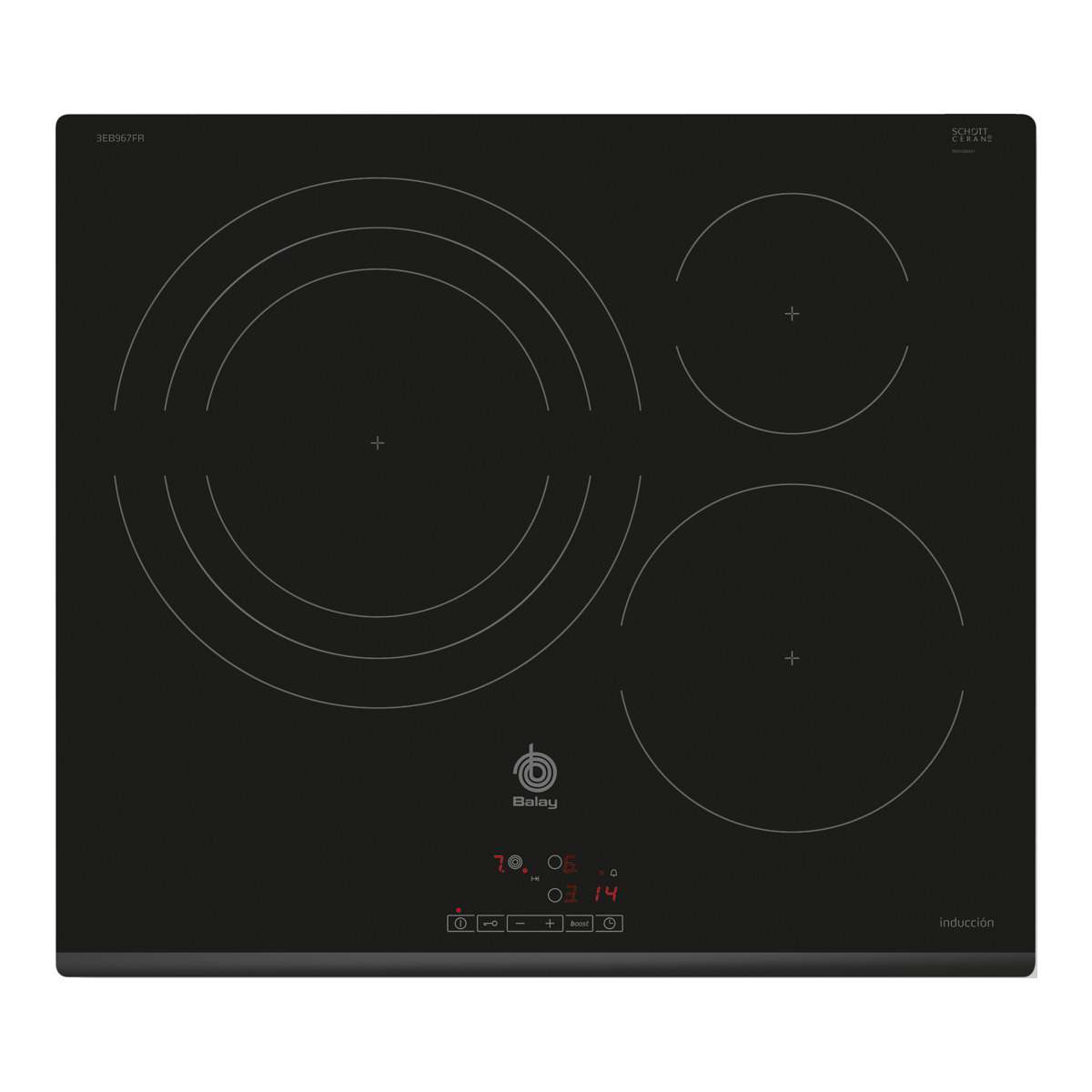 Balay 3EB967FR 3 - Placa de inducción