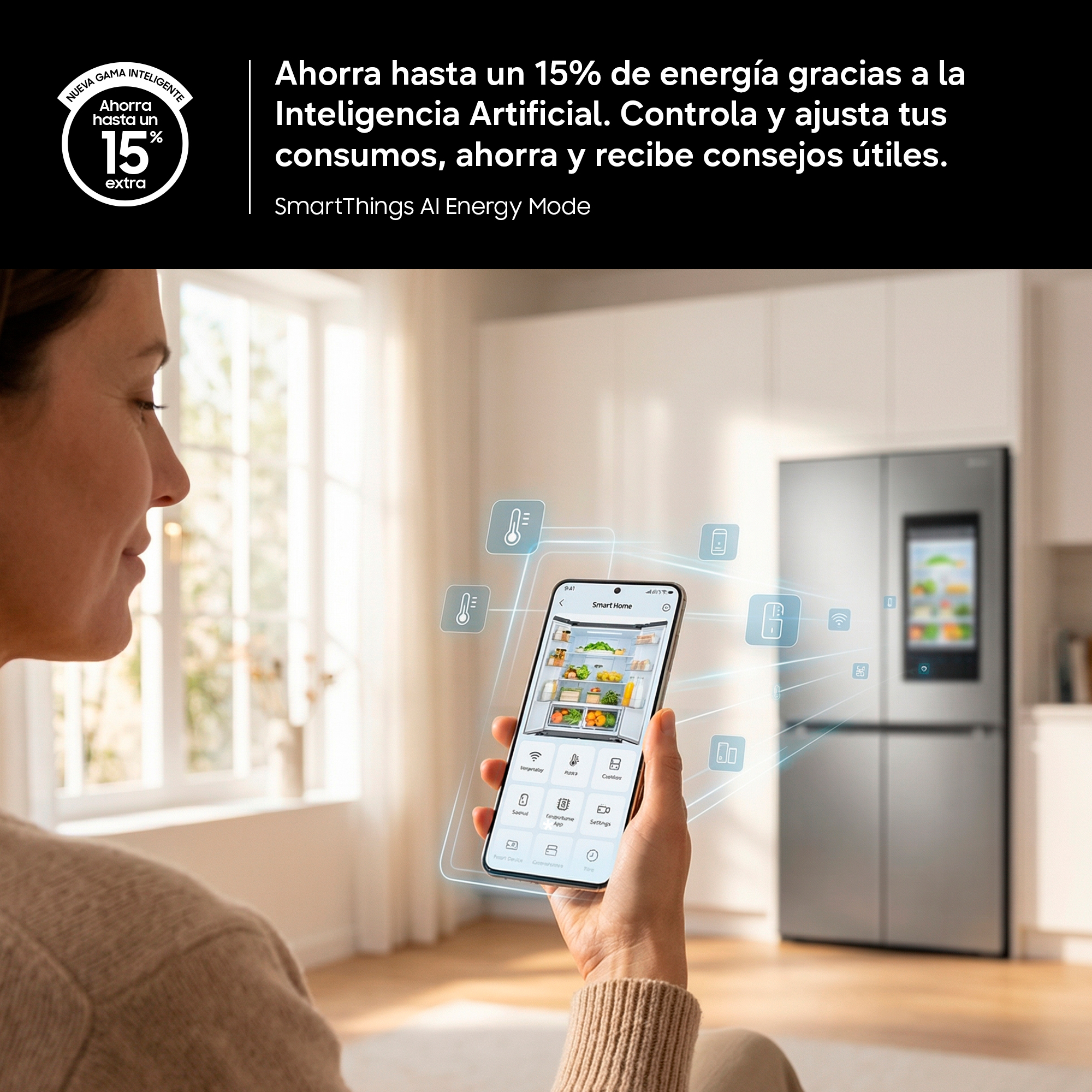 Samsung RB38C607AS9/EF - Frigorífico combi