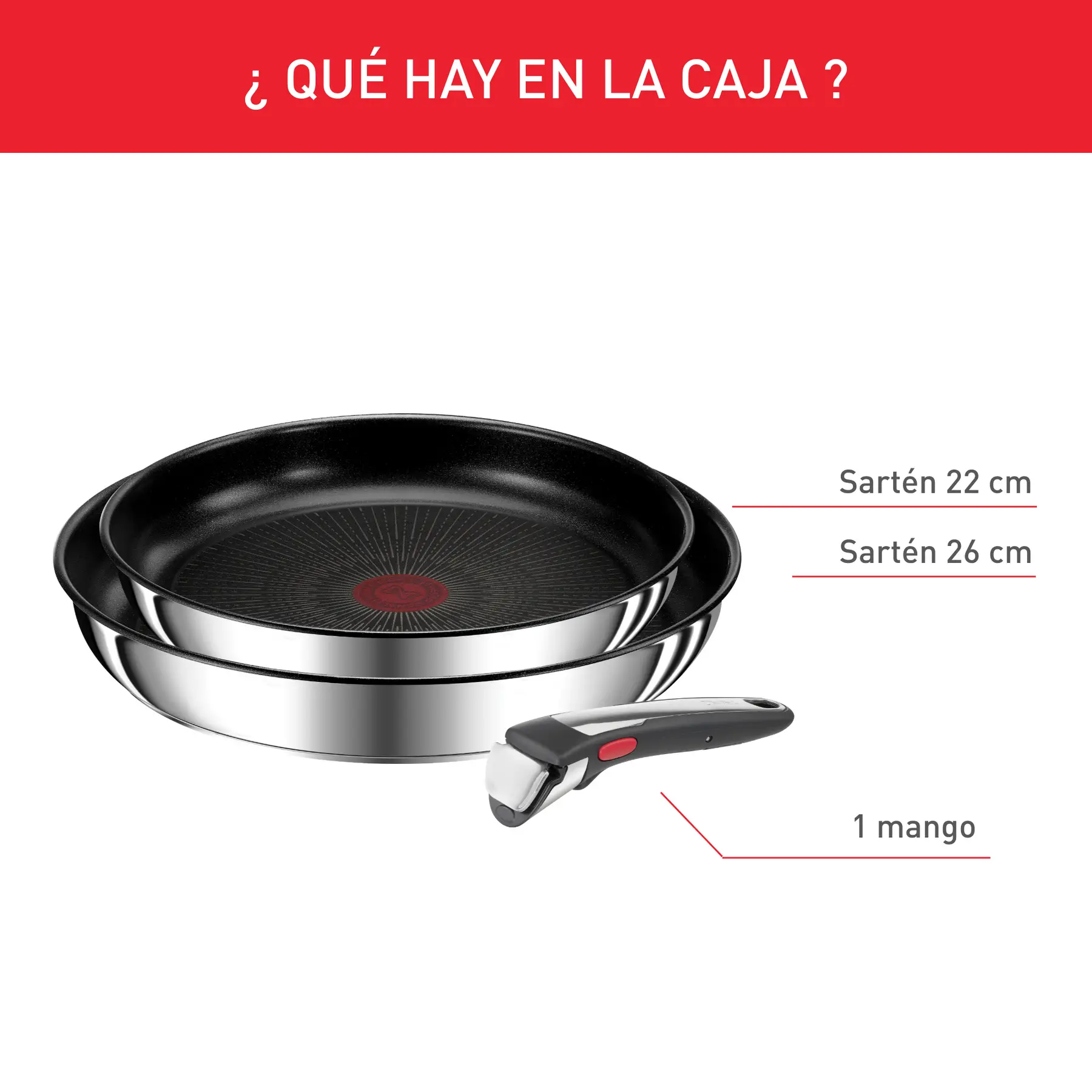 set sartenes Tefal