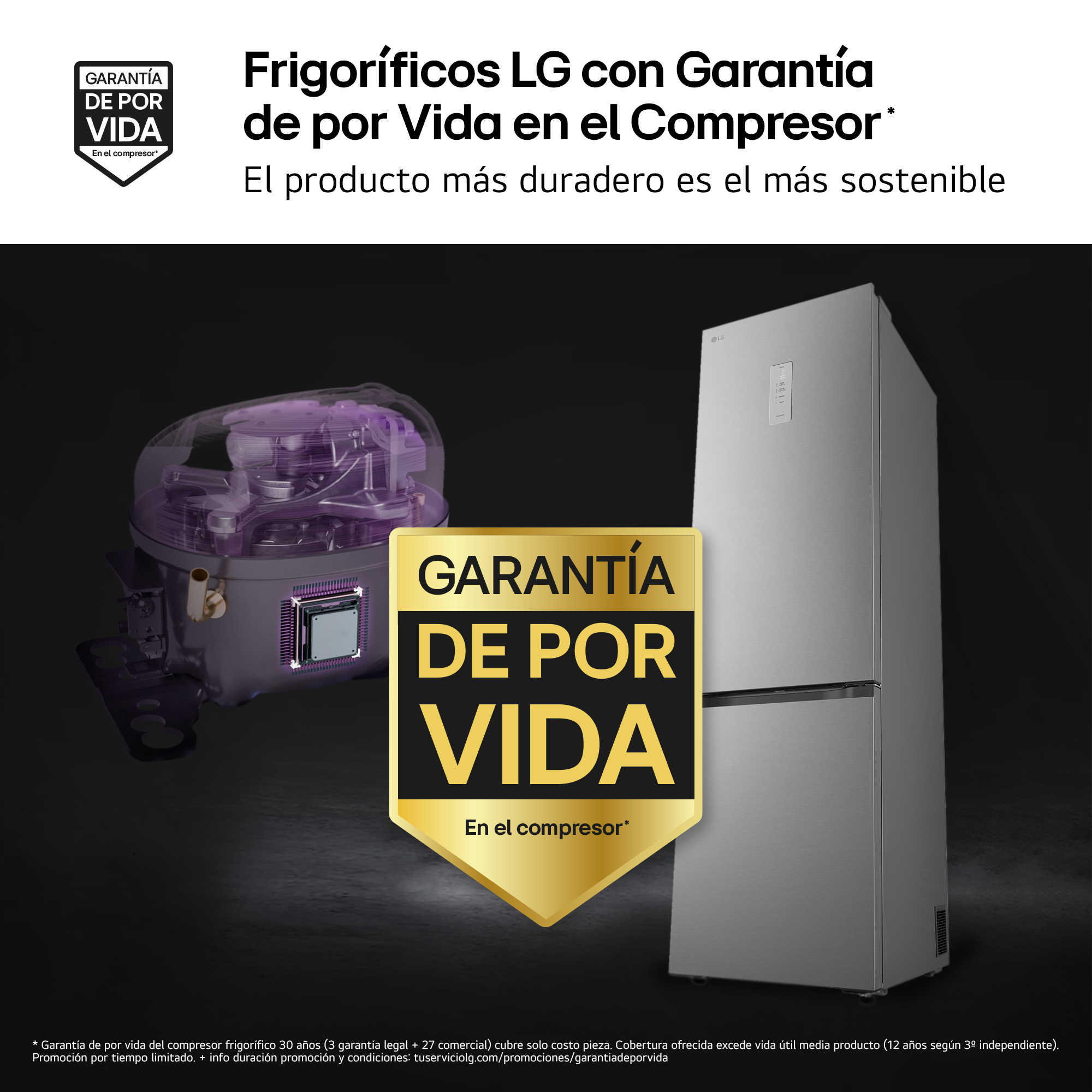 LG GBBSJ21DPY - Frigorífico combi