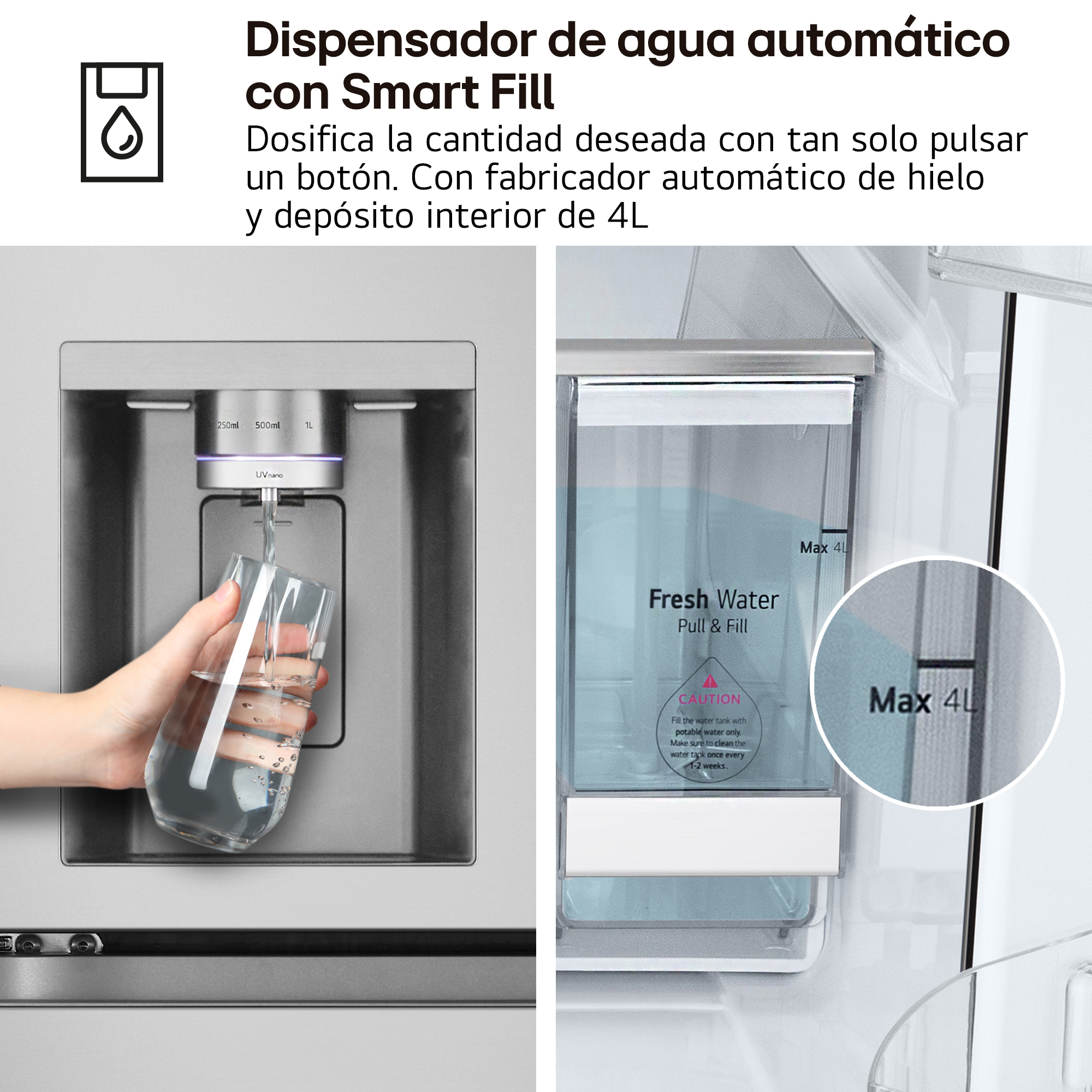 LG GMF961PY3E - Frigorífico americano