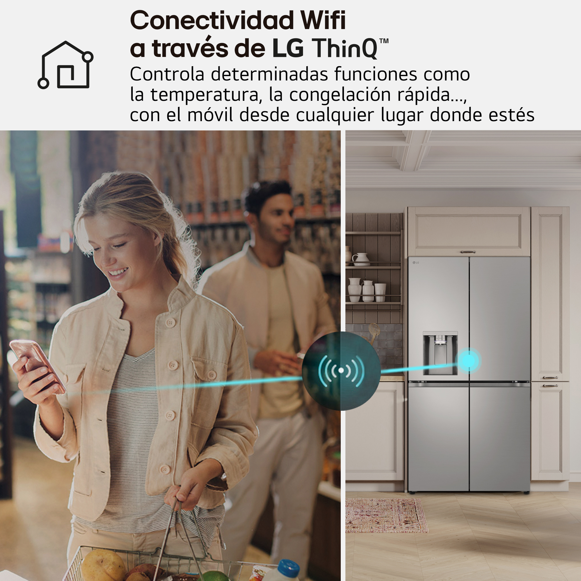 LG GMF961PY3E - Frigorífico americano