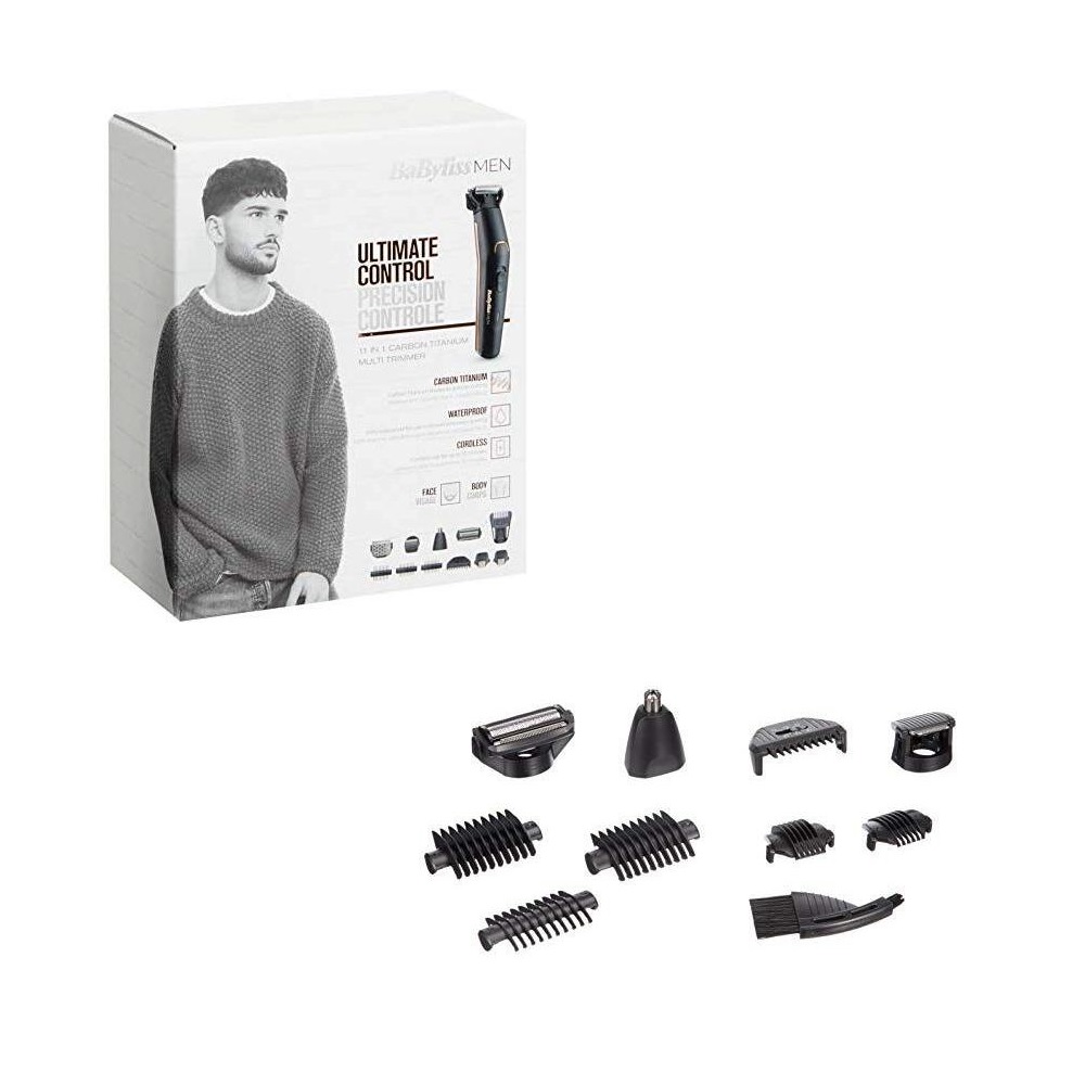 BaByliss MULTIGROOM MT860E 11-IN-1 NEGRO - Afeitadora Corporal