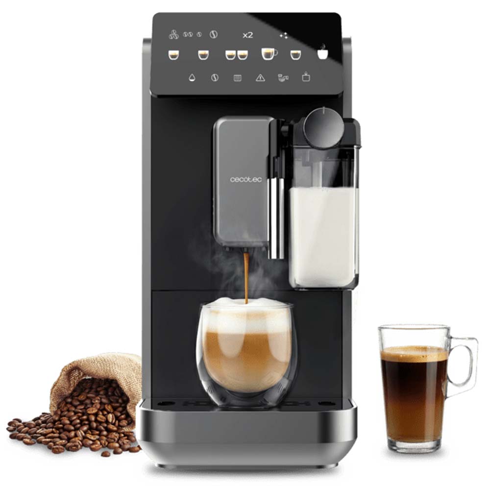 Cecotec CREMMAET LUNGO LATTE - Cafetera superautomática