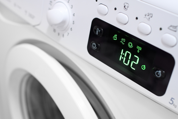 panel control lavadora lg programas variedad comodidad